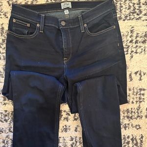 Jcrew dark wash straight jeans